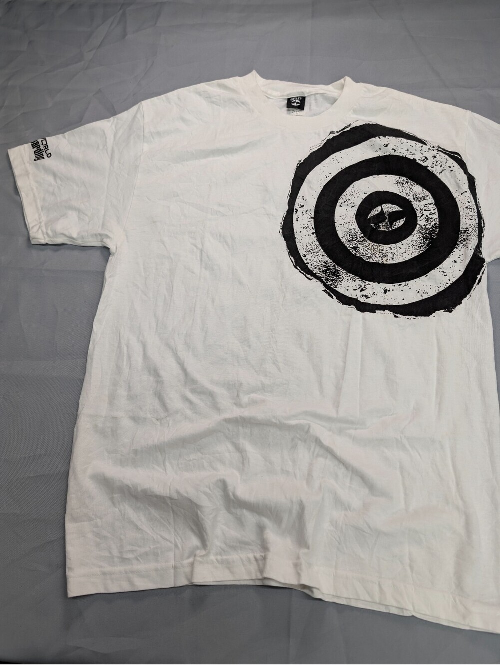 Vintage Split Skateboarding T Shirt Mens L White Target